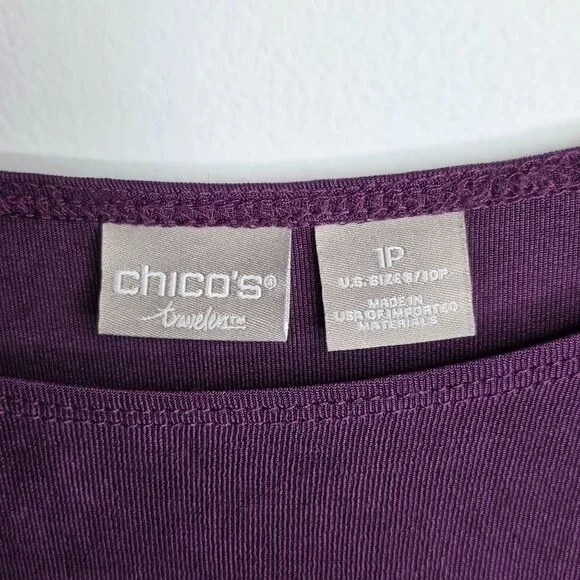 Chico's Travelers‎ Blouse Womens 1P (8/10P) - Picture 6 of 7